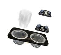 WKabnkn Reptiles Feeding Station with Secure Suction Mounts Ventilated Base and Feeding Zone for Live Prey Amphibians Enclosure Feeder