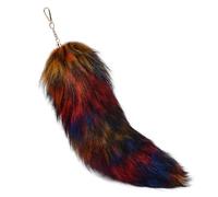 WKabnkn Sturdy Multipurpose Foxes Tail Keychain Fashion Holder Accessory For Bags And Keys Decoration In Various Color Versatile Holder