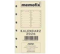 Wkład Kalendarzowy 2026 Memofix A6 Tns Polski Kalendarz 2026 Organizer Terminarz Datownik