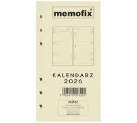 Wkład Kalendarzowy 2026 Memofix B6 Tdw Polski Kalendarz 2026 Organizer Terminarz Datownik