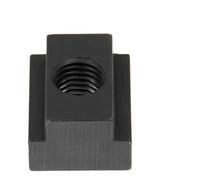 WKAIYUAN 2pcs M6 M8 M10 M12 M16 M18 M22 Oxided 45# Steel Grade 8.8 Finish T-Slot HRC:23-32 T-nut T-block T-groove Pressing Plate Nuts(M8 (2pcs))