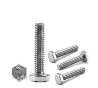 WKAIYUAN 304 Stainless Steel Hexagon Head Bolt M10 M12 Full Thread External Hex Hexagon Head Screws DIN933(40mm,M12 2PCS)