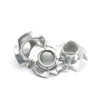 WKAIYUAN 4-Pronged Tee Nut 30Pcs M4 M5 M6 M8 M10 Four Claws Nut Speaker N Ut Blind Pronged Insert(M10)