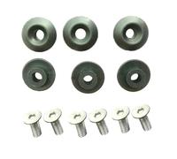 WKAIYUAN 6PC Kayak Deck Line Guides Outfitting Nylon Round Shape Rope Guides For Boat