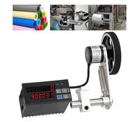 Wkantlaes LED Display Digital Counter Rolling Wheel Electronic Digital Meter Counter Length Measure Tool W/Encoder, Length Measuring Accuracy Display, Meter Counter Rotary Encoder Wheel