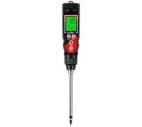 wkao 2-in-1 Soil Ec & Temperature Measurement Tester, High-Accuracy, Waterproof Device with Display, Ideal for Hydroponics, Gardens, and Fields