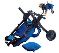 wkao Dog Wheelchair for Back Legs, Adjustable Pet Mobility Cart, Veterinary Approved Dog Walker for Injury Recovery, Senior Dog Rear Leg Support with Support Harness
