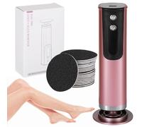 wkao Electric Foot Callus Remover, 1000 Rpm High-Speed, 6-Speed Adjustable, Dual-Button, Type-C Rechargeable, 30 Sandpapers