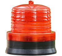 wkao Flashing Solar Light for Traffic and Job Sites, Auto Light Sensor, Magnetic Led Lamp with 4 Bulbs, Up to 200 M Visible