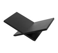 wkao Modern Wood Desktop Book Stand, Solid Magazine Rack V-Shape, Decorative Organizer for Office, Home, Study, Showroom