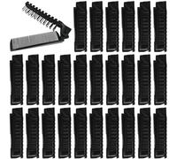 wkao Sturdy Hair Combs, 50 Pcs Portable Foldable Travel, Anti-Static Plastic Hair Brushes, Compact Design Great For Home And Travel Use, All Hair Types