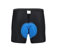 WKAYsIV 365 Underwear Cycling Underwear Men 3D Padded Shockproof MTB Shorts Riding Bike Sport Underwear Tights Shorts Men S Briefs Under Ware (Blue, S)