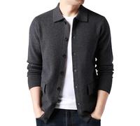 WKAYsIV Knitted-Cardigan-Cardigans-Coloured Men and Women's Japanese Kimono, 3D Print Pattern Coat, Green Traditional Haori Cardigan, Japan Black Beach Clothing Black Cardigan M 15.99