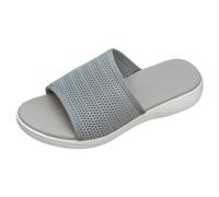 WKAYsIV Slippers-Quick-Drying-Lightweight Mules Shoes For Women With Strap Women Open Toe Footbed Sandals, Summer Comfortable Soft Slippers, Buckle Cozy Slides Gardening Shoes Women 6.5 13.99