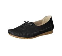 WKAYsIV Women's Loafers, Orthopedic Soft Flat with Arch Support, Wide Fit Breathable Slip On Driving Casual Nursing Work Shoes (Black, 7)