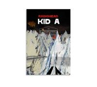 WKCRNJDPY Radiohead Poster Album Cover Rock Band Vintage Music Posters for Room Aesthetic Canvas Wall Art Bedroom Decor20x30inch(50x75cm)