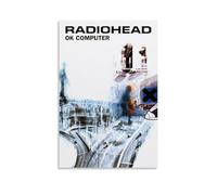 WKCRNJDPY Radiohead Poster Rock Band Vintage Music Album Cover Posters for Room Aesthetic Canvas Wall Art Bedroom Decor08x12inch(20x30cm)