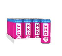 WKD Cherry Ice - 0.0% Alcohol Free Sparkling Fruit Drink | Ready to Drink, Fat Free, Suitable for Vegetarians and Vegan, 250ml Cans, Box of 24, As seen on Love Island - Limited Edition