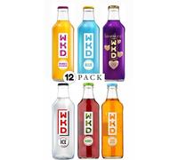WKD Mixed Pack | Variety Pack | Iron Brew | Berry Blast | Purple Grape | Blue | Ice | Orange & Passionfruit | Original Vodka Mix | 275ml Bottles | 12 Pack | Wicked | Alcopops |