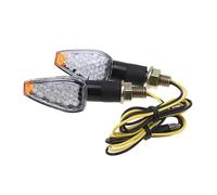 WKDGFTBIM 1pc ED Universal Motorcycle Flashing Turn Signal Light Lamp Indicator Light Amber Blinker Light LED Flasher Relay 12V Indicators Lamps