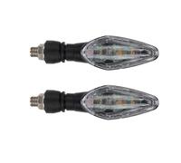 WKDGFTBIM 2PCS Motorcycle LED Turn Signal Light Amber Flasher Indicator Blinker Rear Tail Lights For Motorbike Turn Light LED Motorcycle Indicators Lamps