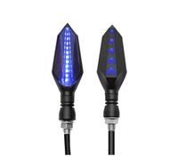 WKDGFTBIM Universal Motorcycle 12V LED Turn Signal Lights Blinker Front Rear Lights For Ho&nda CB650F VF VFR 750 VFR800 VTR1000F CBR125R Indicators Lamps