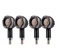 WKDYRIWO 12V Universal Motorcycle LED Brake Turn Signal Tail Light Indicator Amber Red Running Lights Turning Lamp Signals Motorbike Turning Indicators