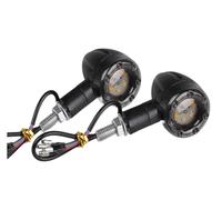 WKDYRIWO 12V Universal Motorcycle LED Brake Turn Signal Tail Light Indicator Amber Red Running Lights Turning Lamp Signals Motorbike Turning Indicators