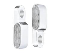 WKDYRIWO Motorcycle Turn Signal Light Amber Side Handle Bar Lamp Indicator Taillight For Cafe Racer For Hon&da For Yam&aha Motorbike Turning Indicators