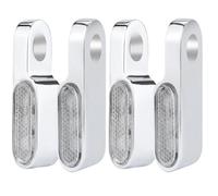 WKDYRIWO Motorcycle Turn Signal Light Amber Side Handle Bar Lamp Indicator Taillight For Cafe Racer For Hon&da For Yam&aha Motorbike Turning Indicators