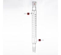 WKEWANG Grignard snake condenser, φ 8mm / φ 10mm detachable small nozzle, Borosilicate glass, C54(C541120)