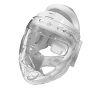 WKF Karate Competition Approved White Head Guard W/Face Mask Protector (Large)