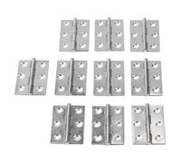 WKFBIFLY 10-Pcs Stainless Steel Hinges Door Connectors Drawer Hinge Compatible with Furniture Bookcase Window Cabinet Door Accessories Hardware