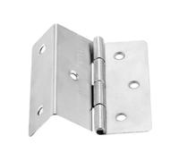 WKFBIFLY 1Pc Furniture Cabinet Drawer Door Cabinet Hinges Three Equivalent Page Folded Wood Box Hinge Decorative Hinges Compatible with Wood Box