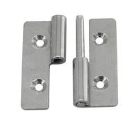 WKFBIFLY 1Pcs Versatile Stainless Steel Removable Hinge Heavy Duty Casement Hardware 40 * 30 * 1.5mm Compatible with Cabinets/Wardrobes/Doors(40x30x1.5 Right)