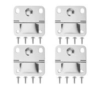 WKFBIFLY 2/4Pcs Stainless Steel Cooler Hinge Replacement Compatible with Coleman Cooler Model 5226 5227B 5235 5236 5240 5241 5241A 5245 5250 5254D(4pcs)