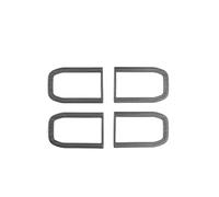 WKFBIFLY 4PCS Car Inner Door Handle Bowl Frame Trim Cover ABS Material Auto Interior Decoration Accessories Compatible With Kia EV3 2024-2026 LHD RHD(Wood Grain)