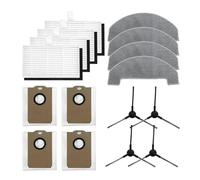 WKFBIFLY Accessories Replacement Kit 16PCS Compatible With MONSGA MS1 MAX Robot Vacuum-Filter Side Brushes Mop Cloth Dust Bag