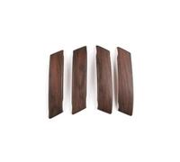 WKFBIFLY Carbon Fiber Pattern/Wood Grain ABS Car Inner Door Handles Panel Pull Cover Trim Compatible With Land Rover Discovery Sport 2020 2021 2022(Wood Texture)