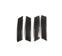 WKFBIFLY Carbon Fiber Pattern/Wood Grain ABS Car Inner Door Handles Panel Pull Cover Trim Compatible With Land Rover Discovery Sport 2020 2021 2022(Carbon Texture)