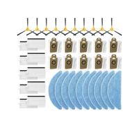 WKFBIFLY Compatible With ABIR R30 Robot Vacuums Spin Edge Side Brush Hepa Filter Mop Cloths Rag Dust Bag Spare Parts Accessories Parts Replaceme