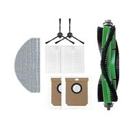 WKFBIFLY Compatible With Cecotec Conga 8490 Ultimate Ultra Power/7490 Home X-Treme Genesis Main Side Brush Mop Dust Bags For Vacuums