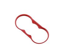 WKFBIFLY Compatible With Ford Fiesta Mk7 2009-2013 Focus 2 MK2 2009-2011 Water Cup Holder Panel Decoration Trim Frame Car Lnterior Accessories(Red)