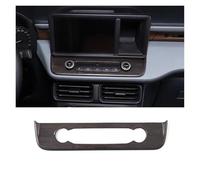 WKFBIFLY Compatible With Ford Maverick 2022 Car Styling ABS Air Conditioning Mode Button Decorative Frame Sticker Accessories(Oak grain)