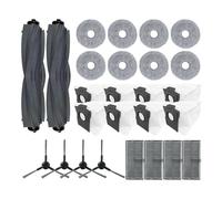 WKFBIFLY Compatible With L10s Pro Ultra Heat / X30 Spare Parts Main Side Brush Dust Bag Filter Mop Cloth