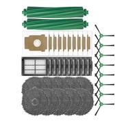 WKFBIFLY Compatible With Plus 405/505 Combo Replacement Parts Accessories Main Side Brush Hepa Filter Mop Dust Bag
