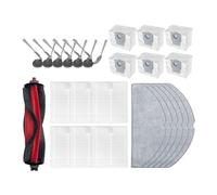 WKFBIFLY Compatible With Q7 M5/Q7 L5/Q7 TF/Q7B/Q7T Plus Replacement Parts Accessories- Main Brush Dust Bag Side Mop Cloth Filter