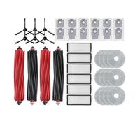 WKFBIFLY Compatible With Qrevo Master Replacement Main Side Brush HEPA Filter Mop Pads Dust Bag Spare Parts Accessories