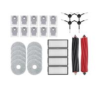 WKFBIFLY Compatible With Qrevo Master Vacuum Main Side Brush HEPA Filter Mop Pads Dust Bag Replacement Parts Accessories