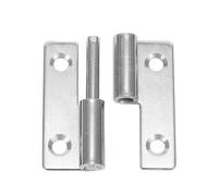 WKFBIFLY Detachable Hinge Slip Joint Lift Flag Off Door Stainless Steel Connector Left Right Open Flat Furniture Hardware(Left Open)
